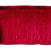 Hurkolt végű rojt 18 cm hosszú - CHERRY RED